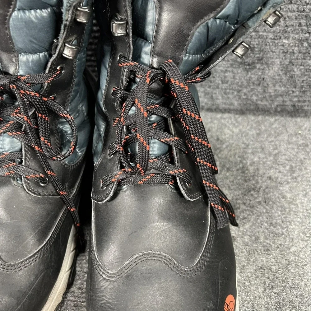 The North Face Boots Mens Size 11.5 Black Leather Insulated Snow NF00CXR9